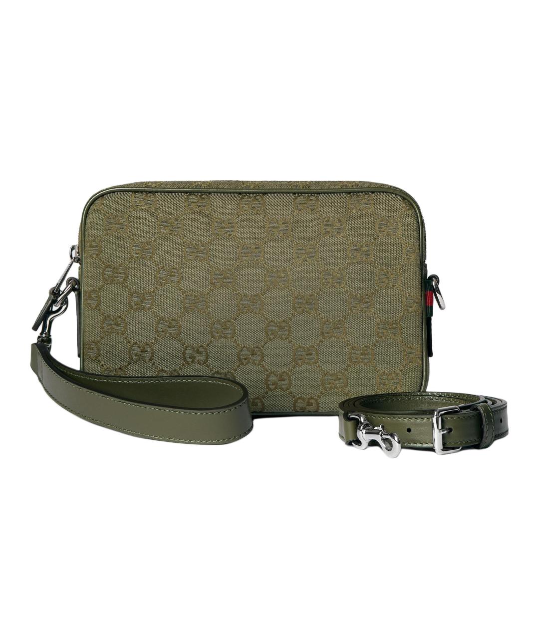 GUCCI Хаки барсетка, фото 2