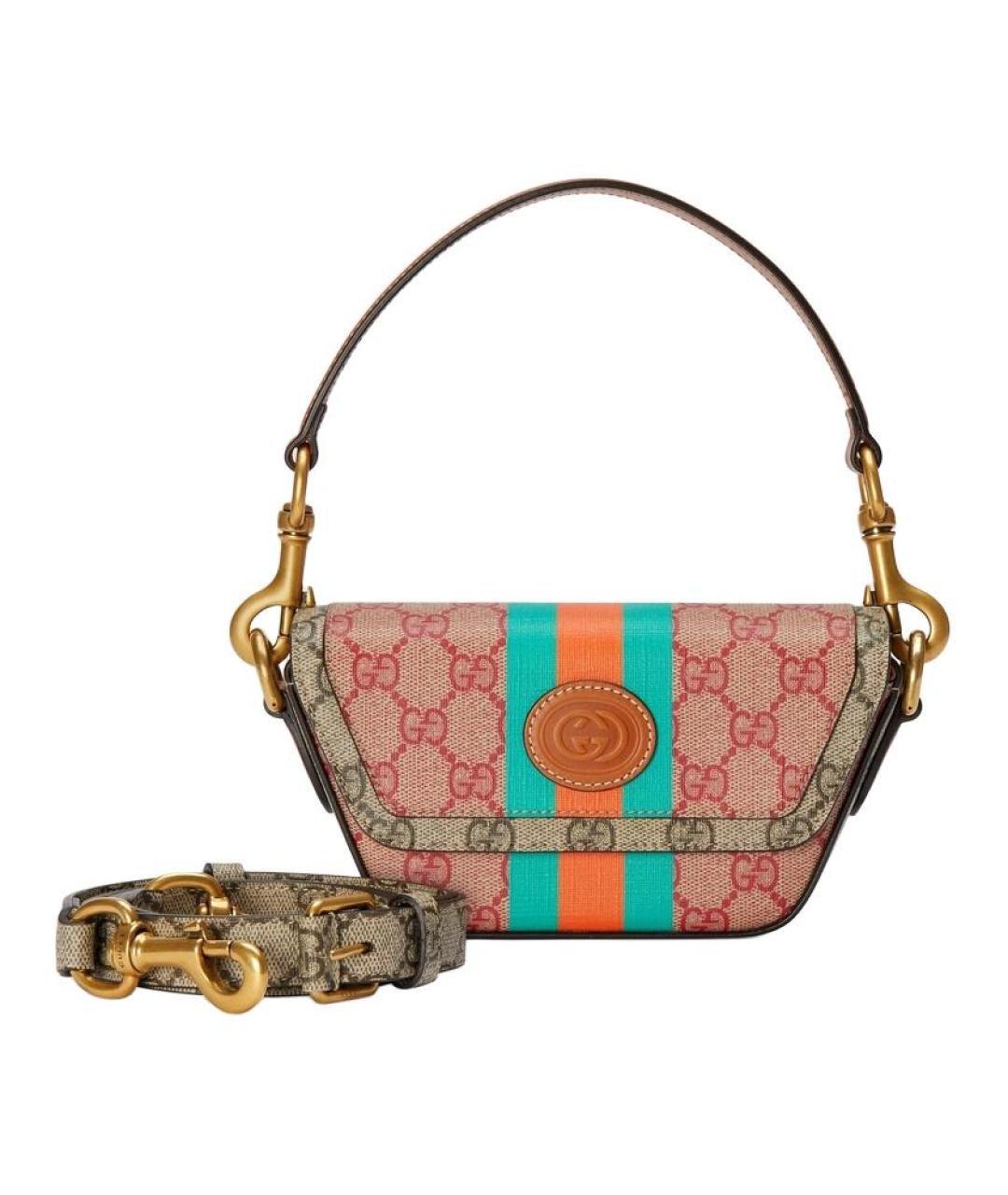 GUCCI Розовая сумка с короткими ручками, фото 1