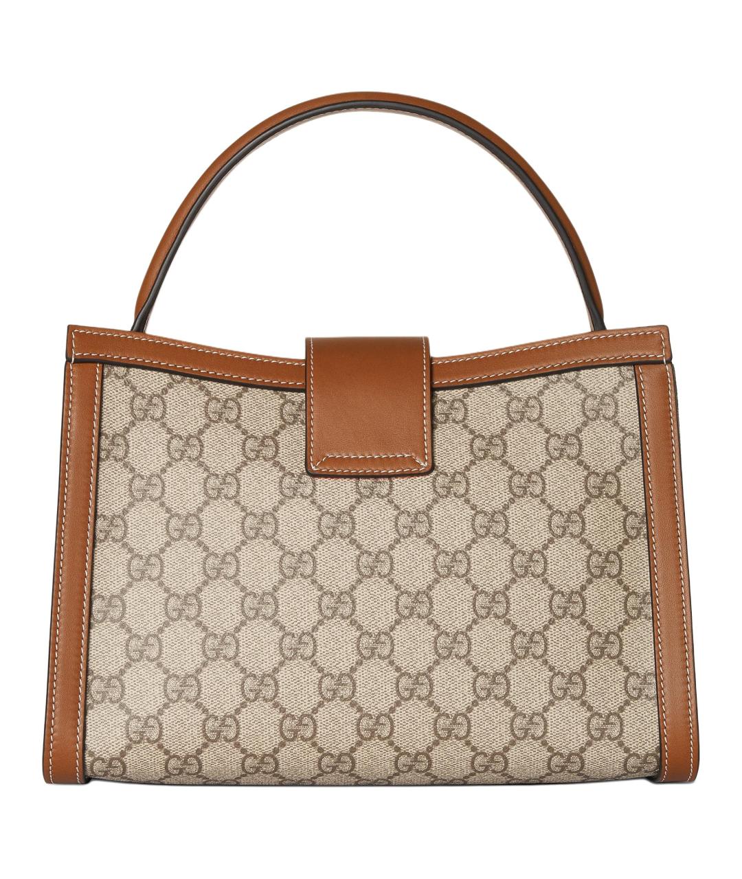 GUCCI Бежевая сумка с короткими ручками, фото 5