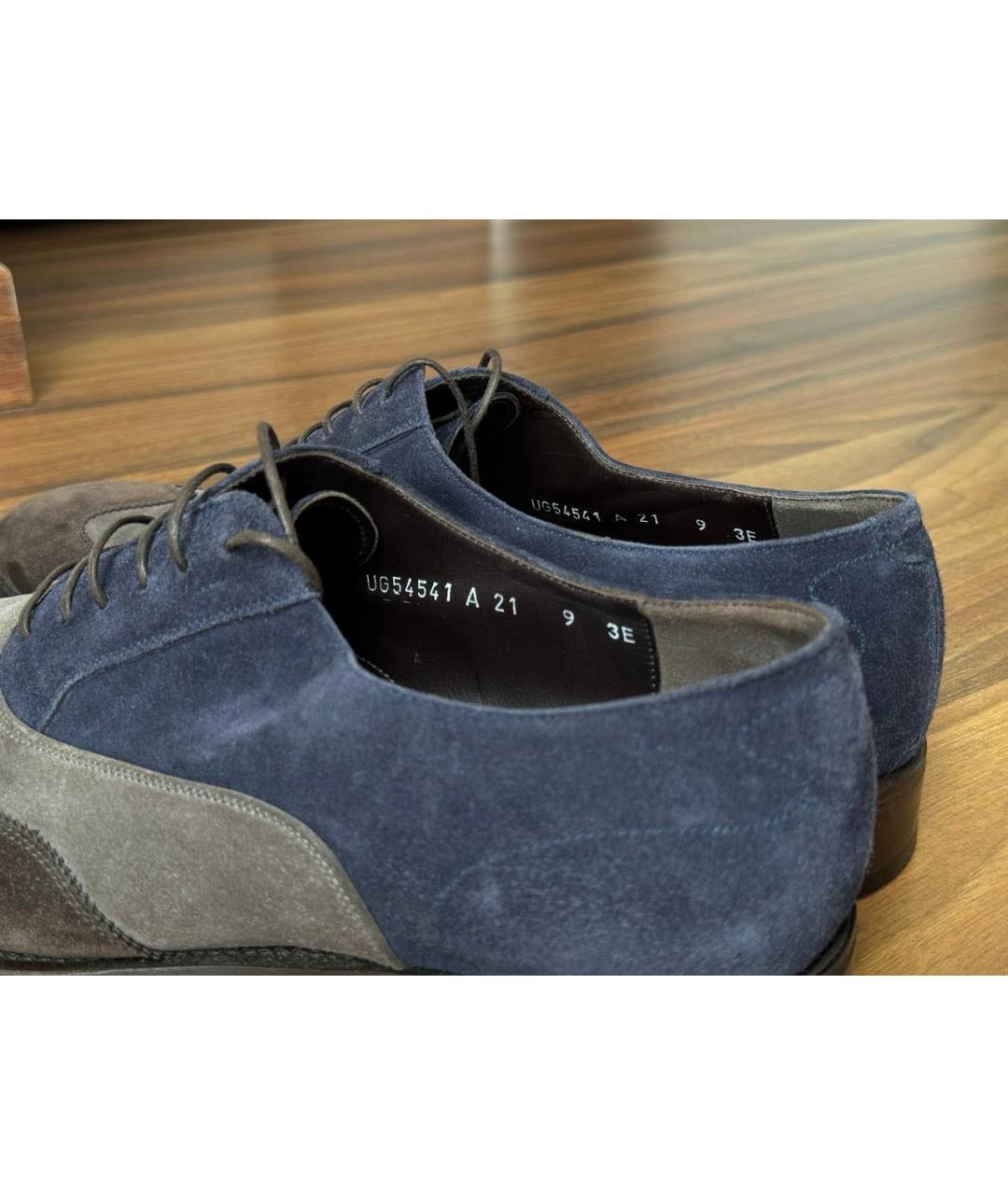 FERRAGAMO Мульти замшевые туфли, фото 5