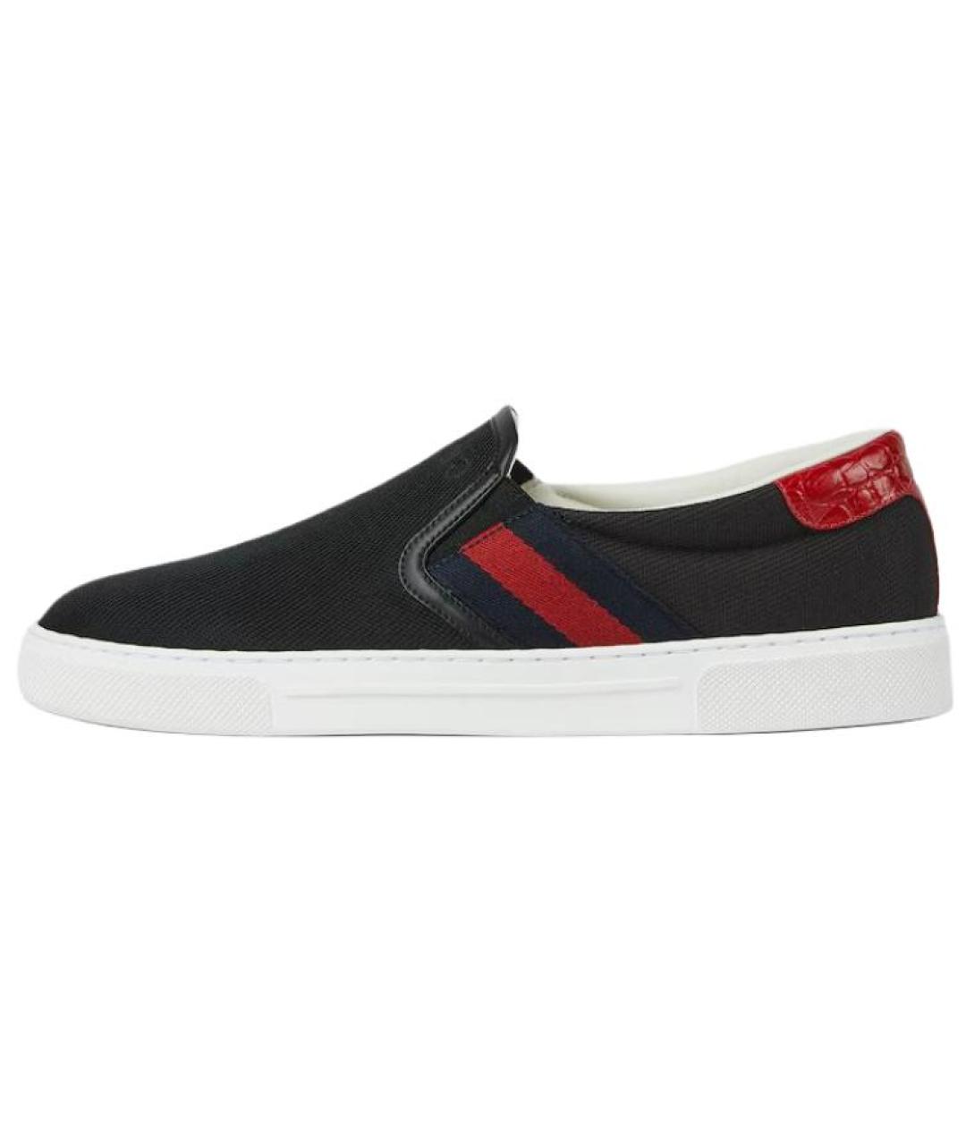 GUCCI Черные слипоны, фото 2