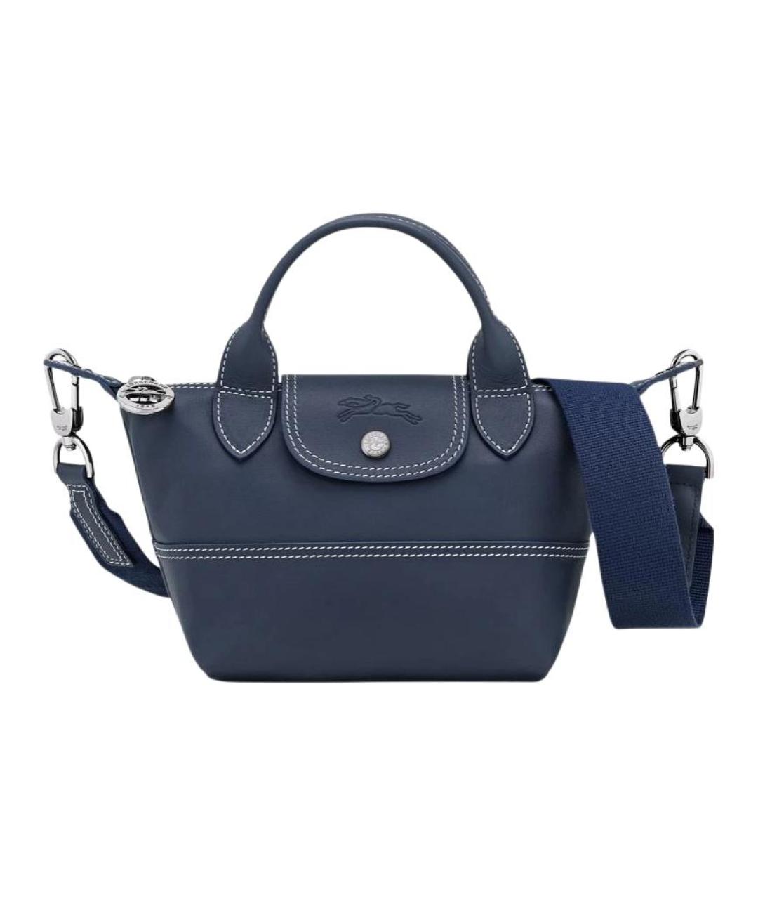 LONGCHAMP Темно-синяя сумка на плечо, фото 2