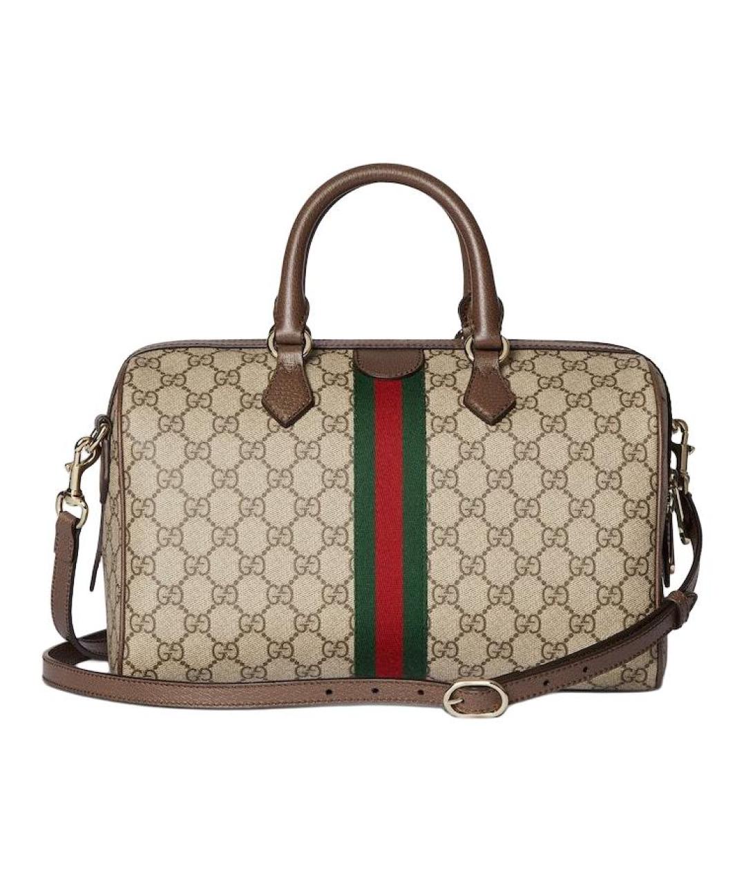 GUCCI Бежевая сумка с короткими ручками, фото 4