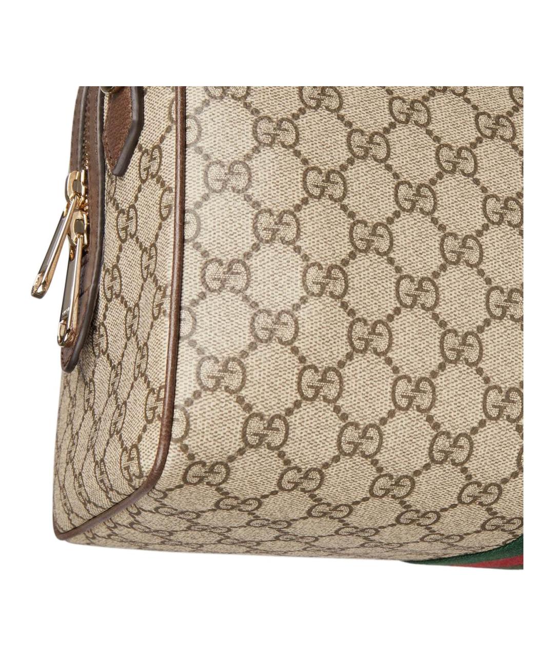 GUCCI Бежевая сумка с короткими ручками, фото 7