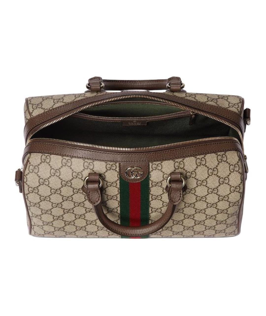 GUCCI Бежевая сумка с короткими ручками, фото 5