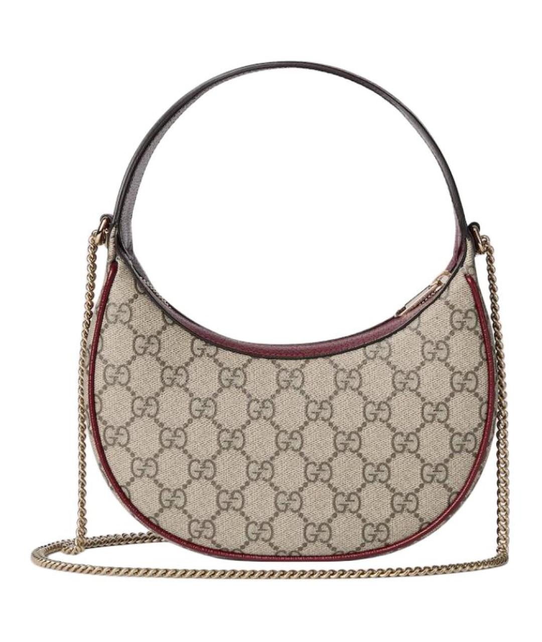 GUCCI Бежевая сумка с короткими ручками, фото 3