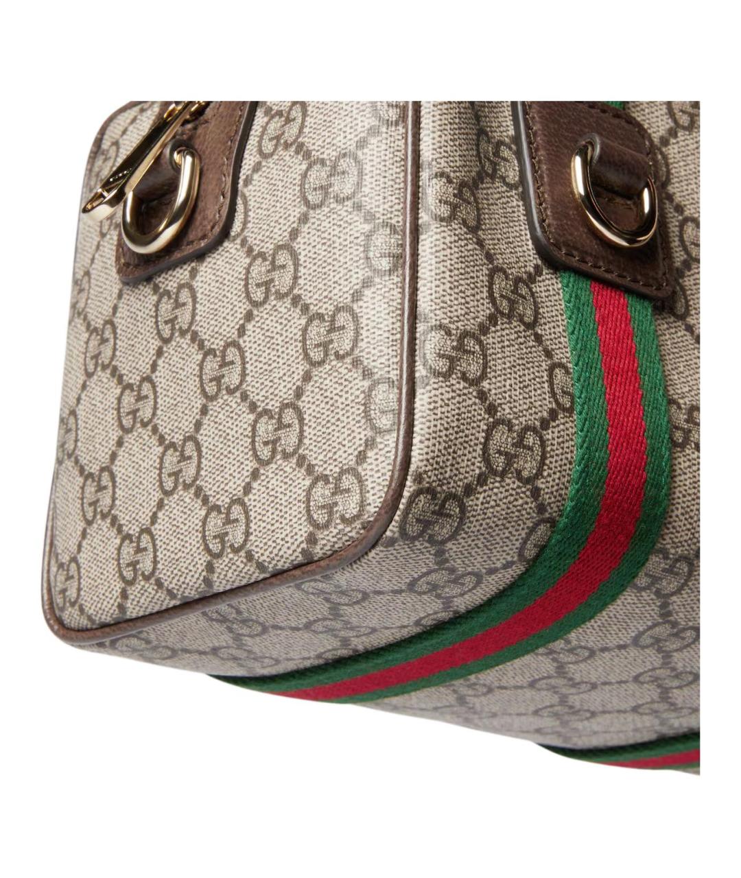 GUCCI Бежевая сумка с короткими ручками, фото 6