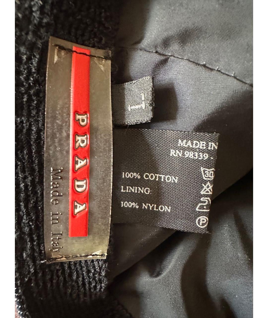 PRADA Серая хлопковая кепка/бейсболка, фото 6