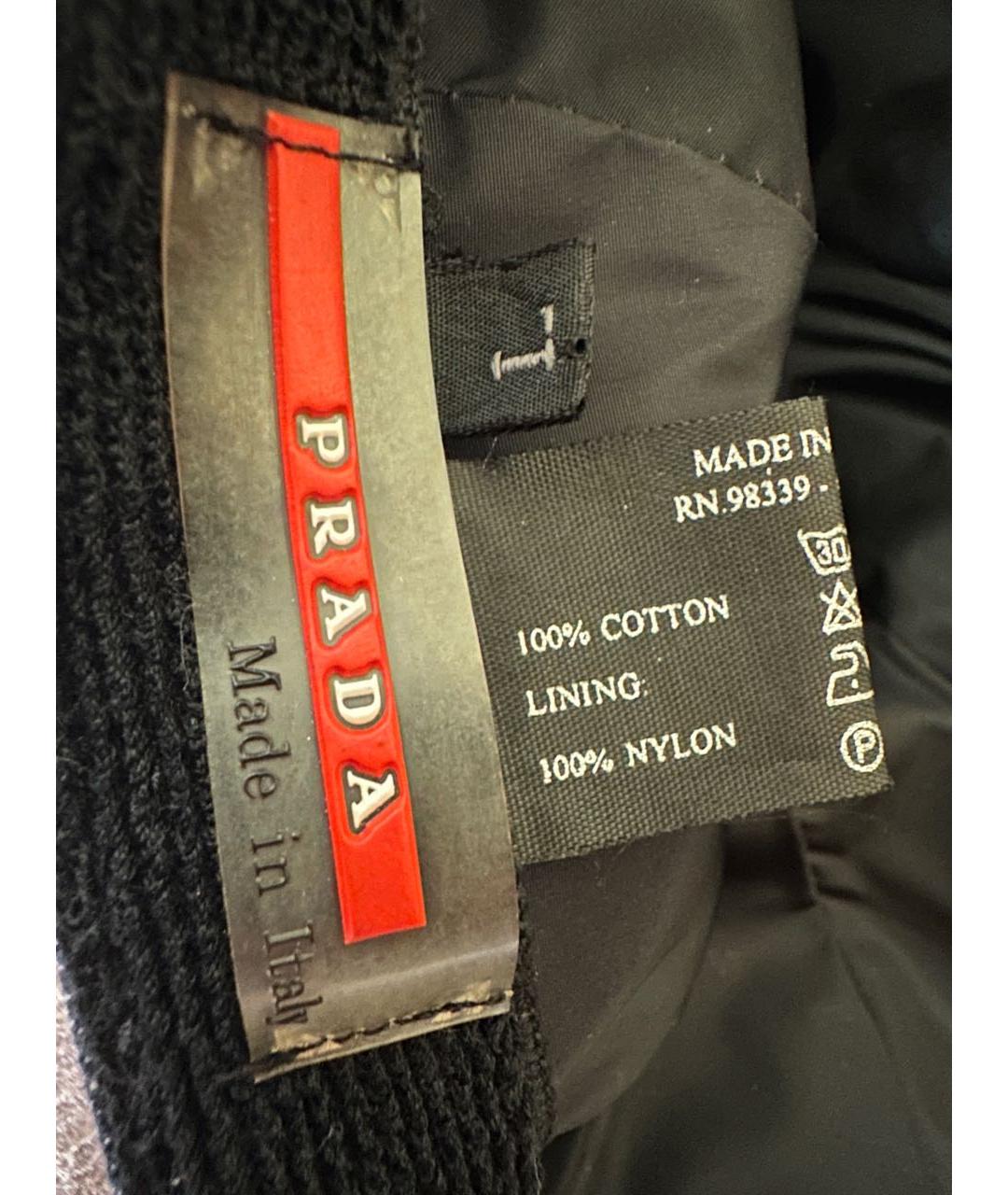 PRADA Серая хлопковая кепка/бейсболка, фото 7