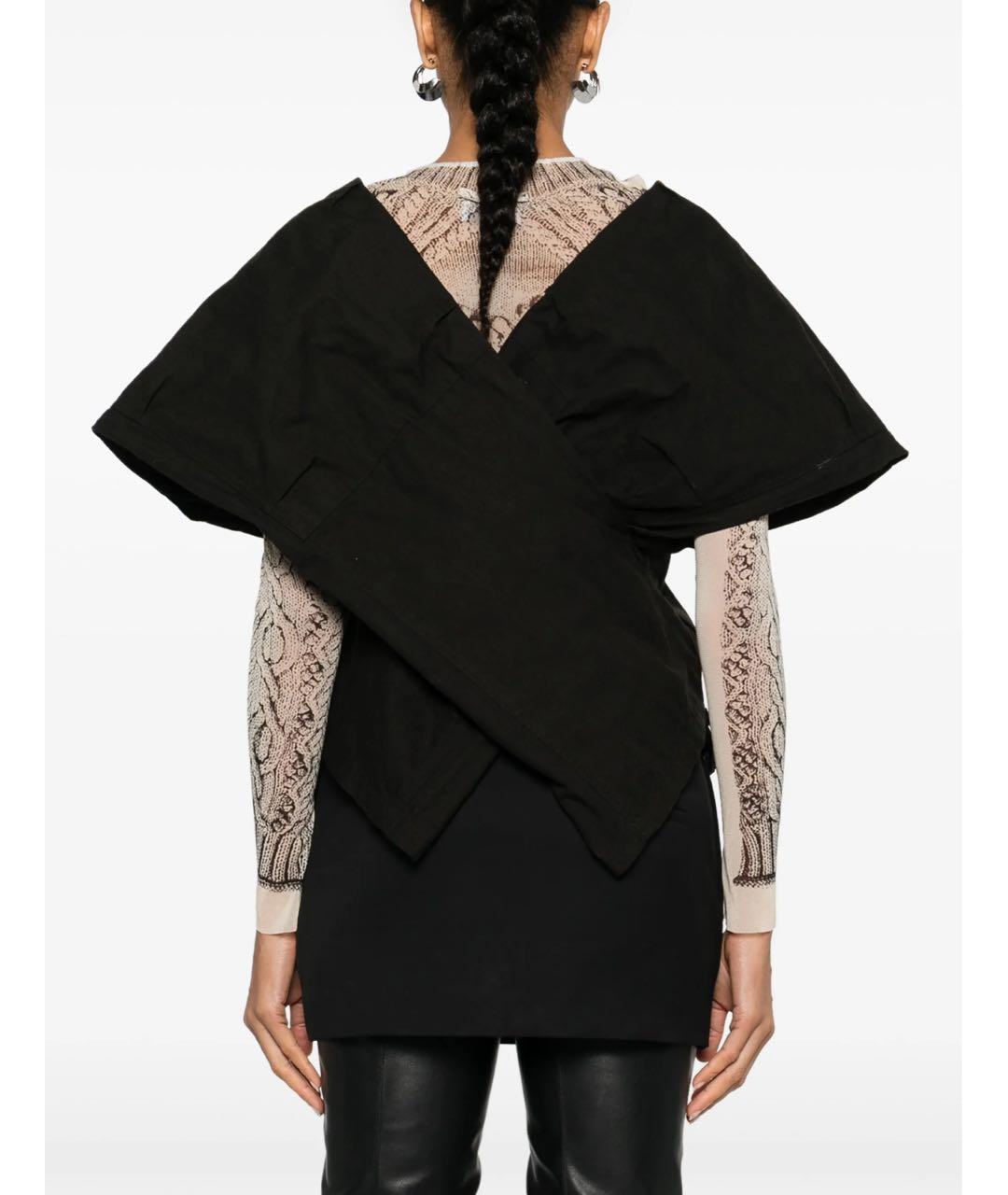 BALENCIAGA Черная деним блузы, фото 4