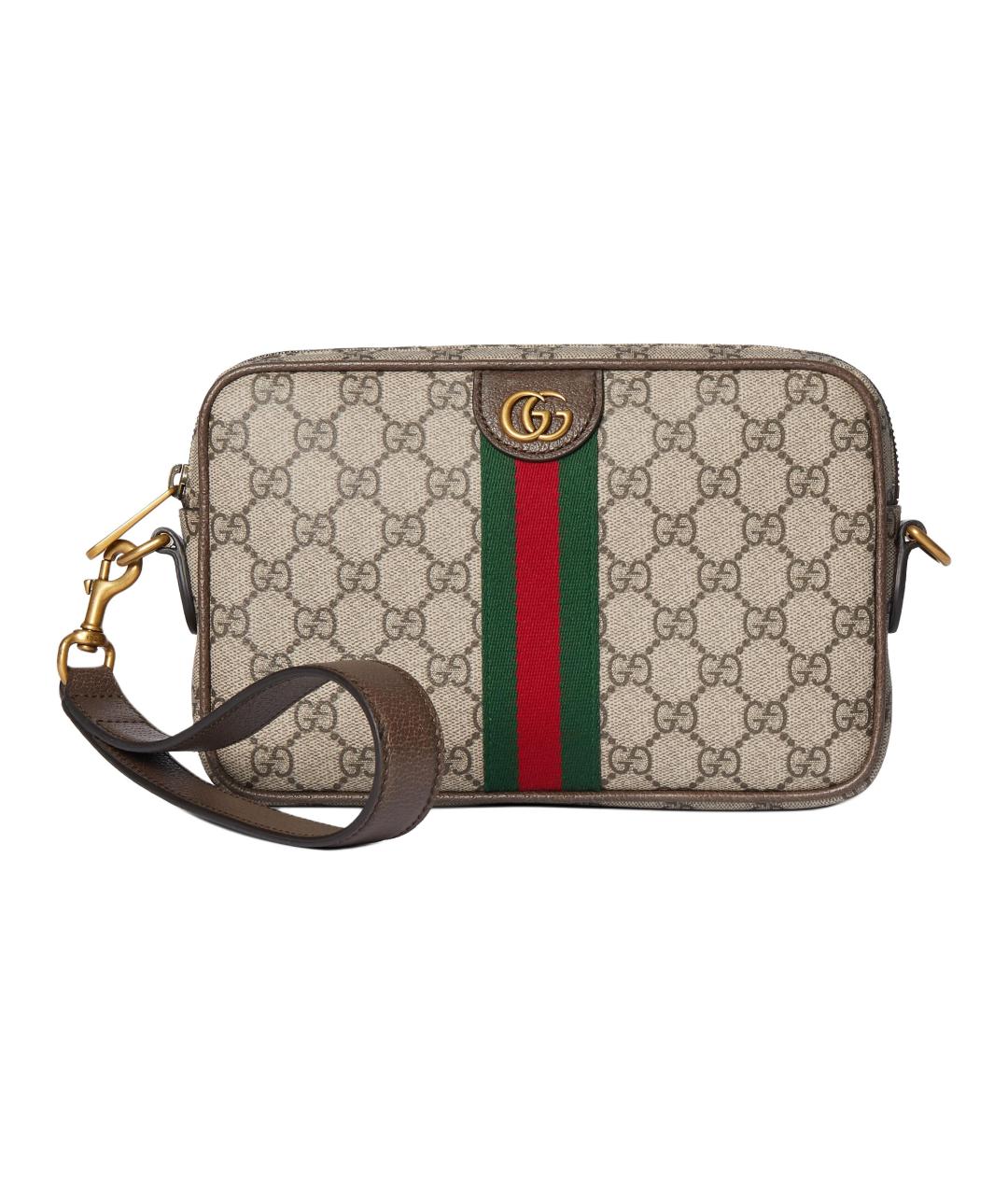 GUCCI Бежевая сумка на плечо, фото 1