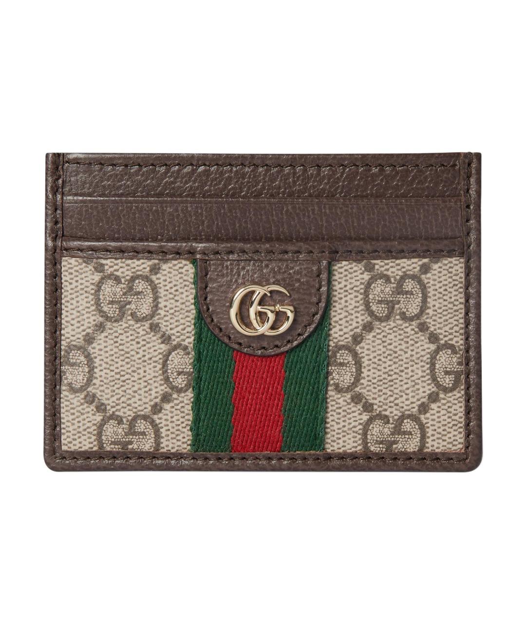 GUCCI Бежевый кардхолдер, фото 1