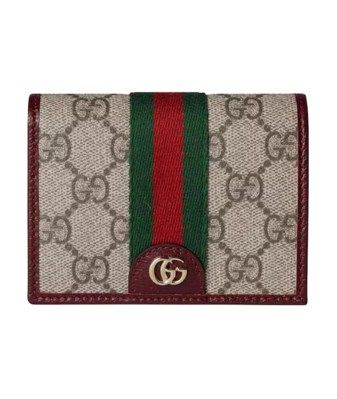 GUCCI Бежевый кошелек, фото 1