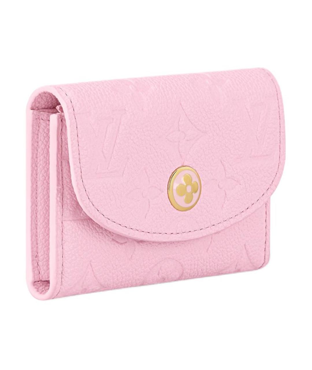 LOUIS VUITTON Розовый кошелек, фото 2