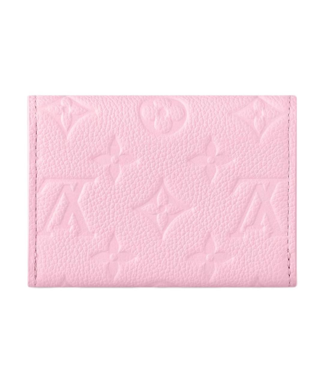 LOUIS VUITTON Розовый кошелек, фото 3