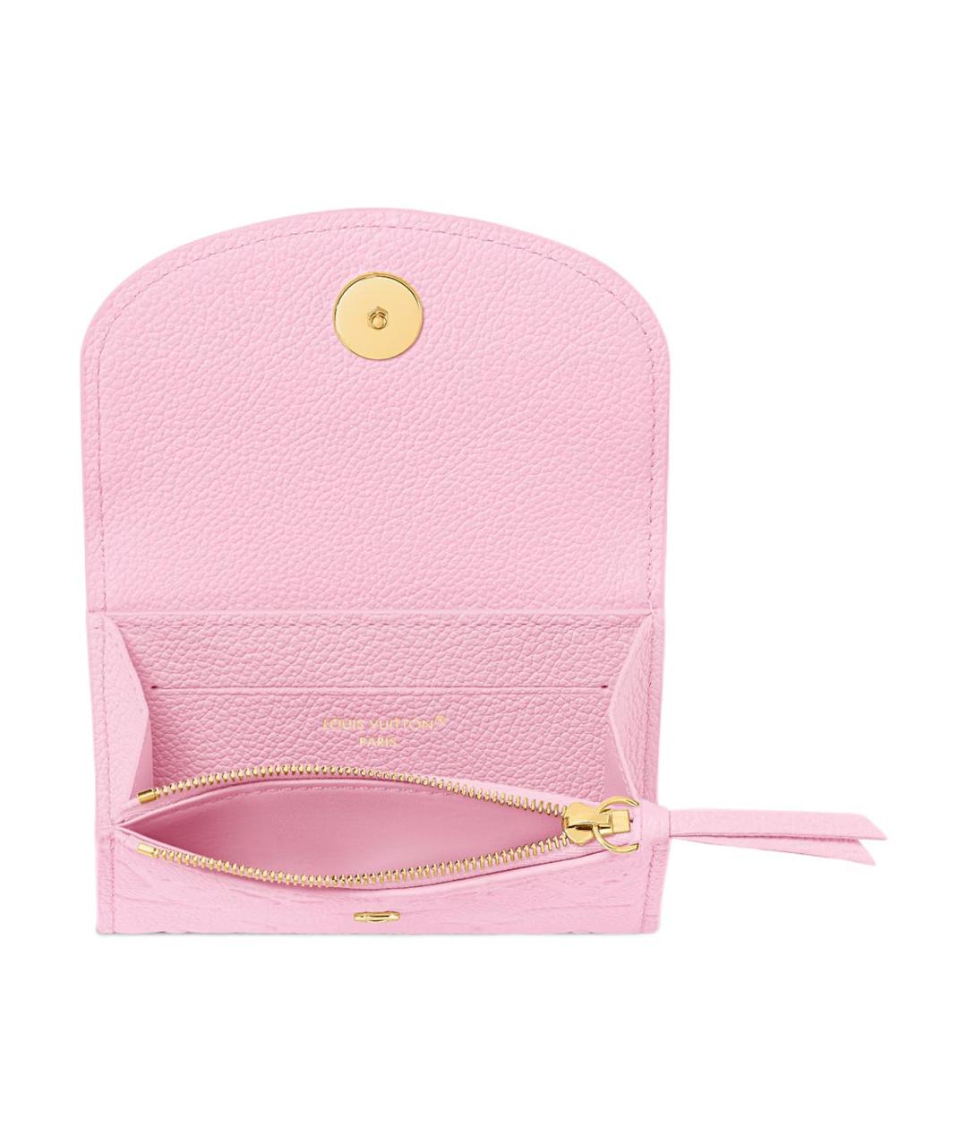 LOUIS VUITTON Розовый кошелек, фото 4