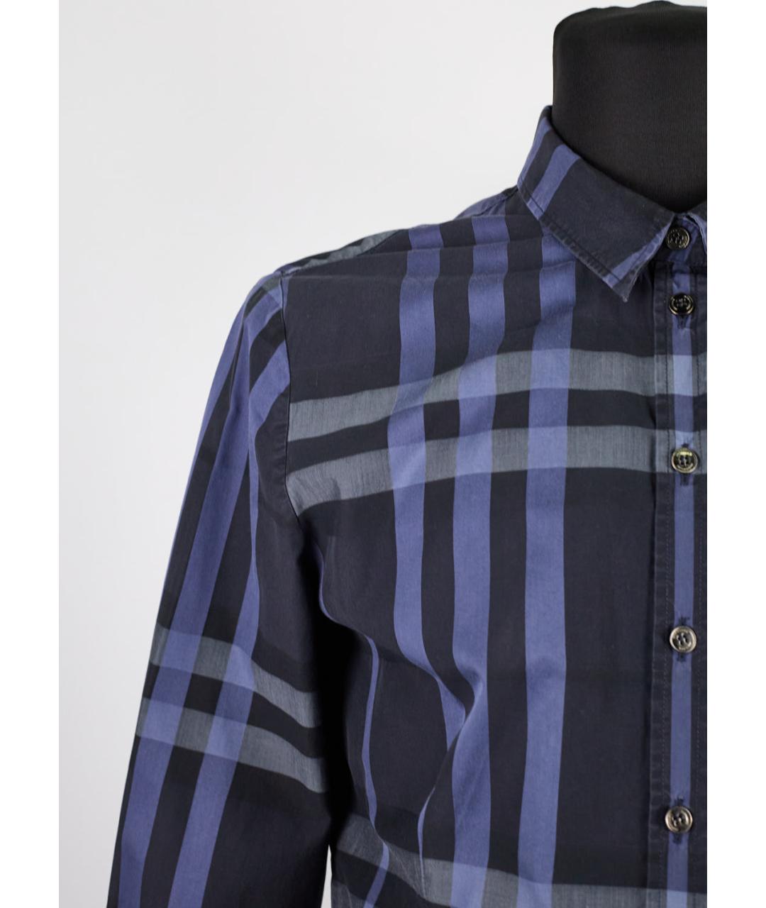 BURBERRY Мульти хлопковая кэжуал рубашка, фото 5