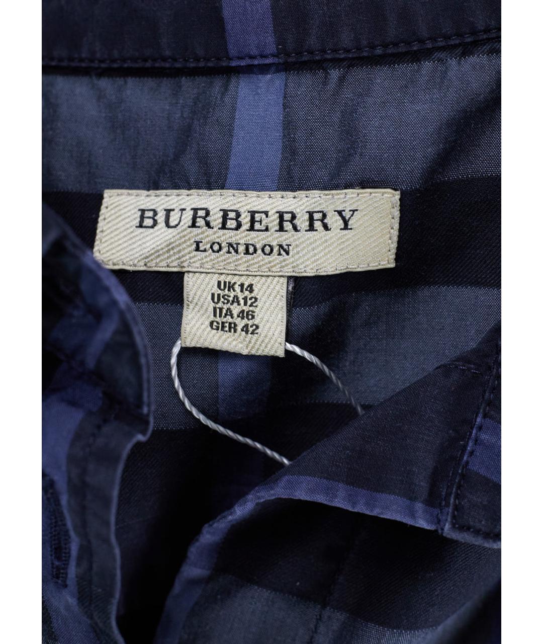 BURBERRY Мульти хлопковая кэжуал рубашка, фото 3
