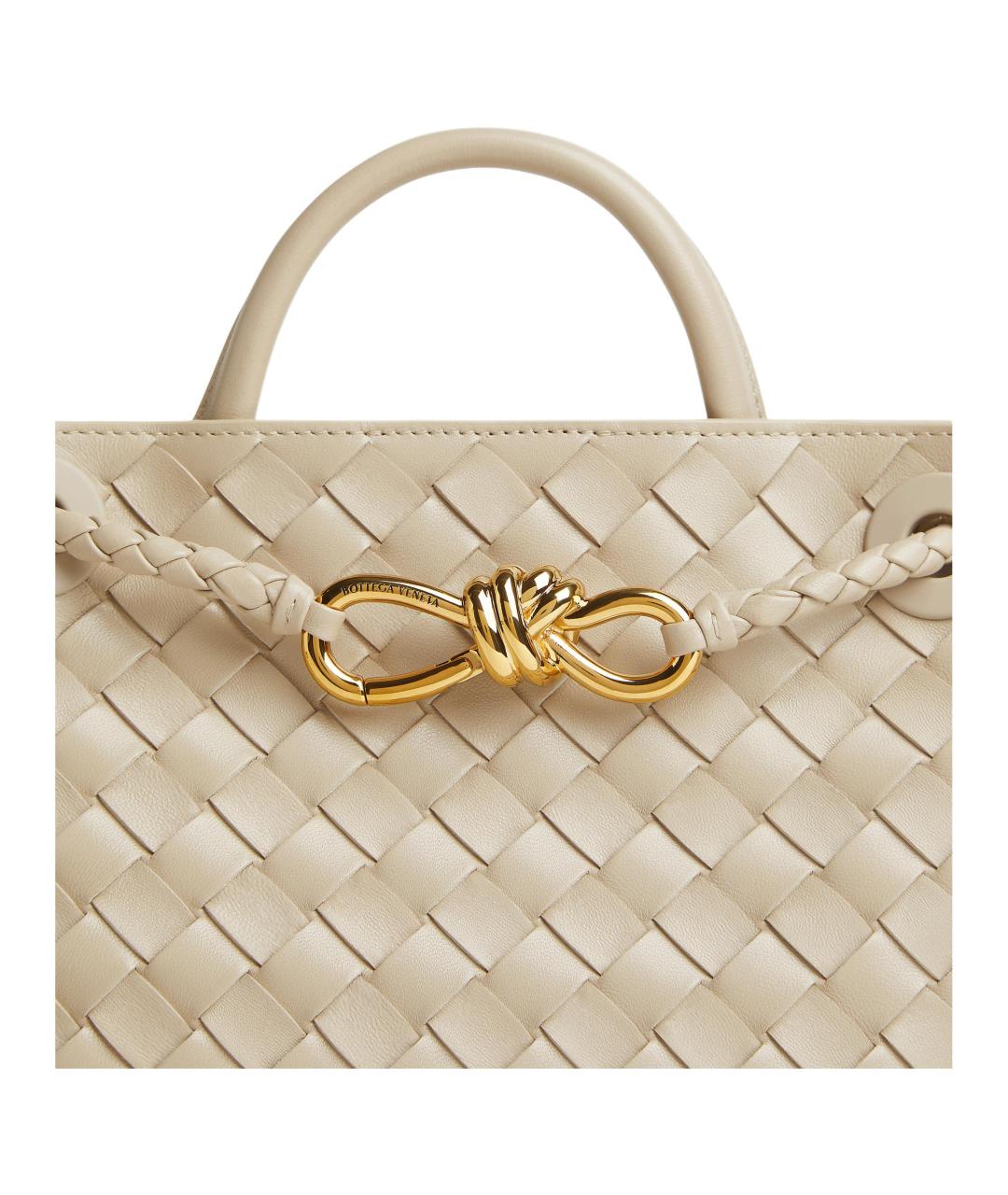 BOTTEGA VENETA Бежевая сумка через плечо, фото 5