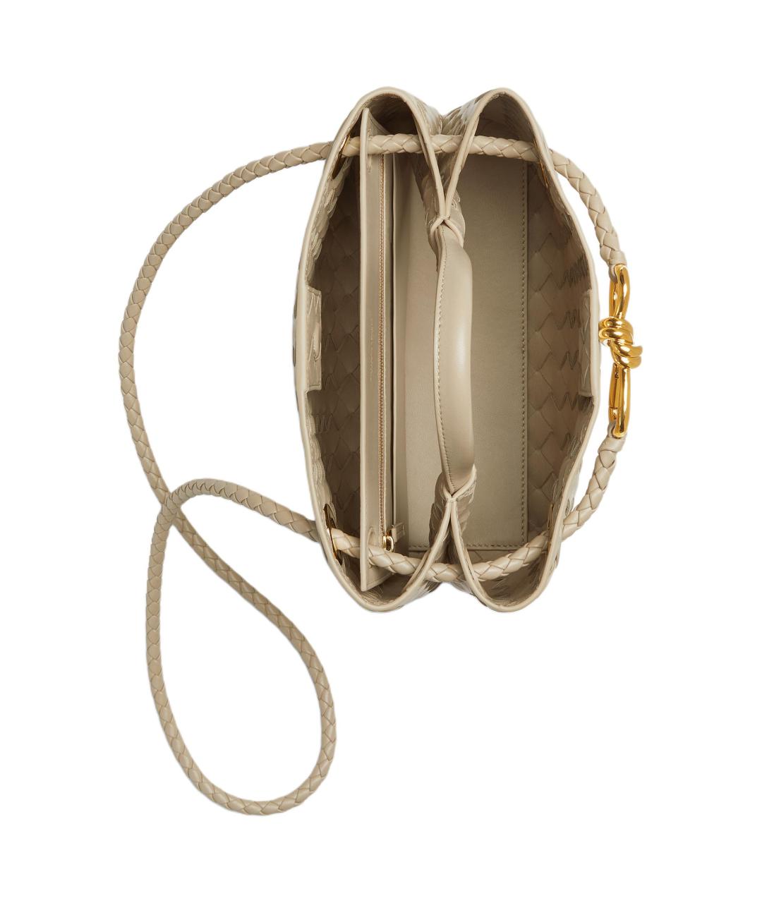 BOTTEGA VENETA Бежевая сумка через плечо, фото 4