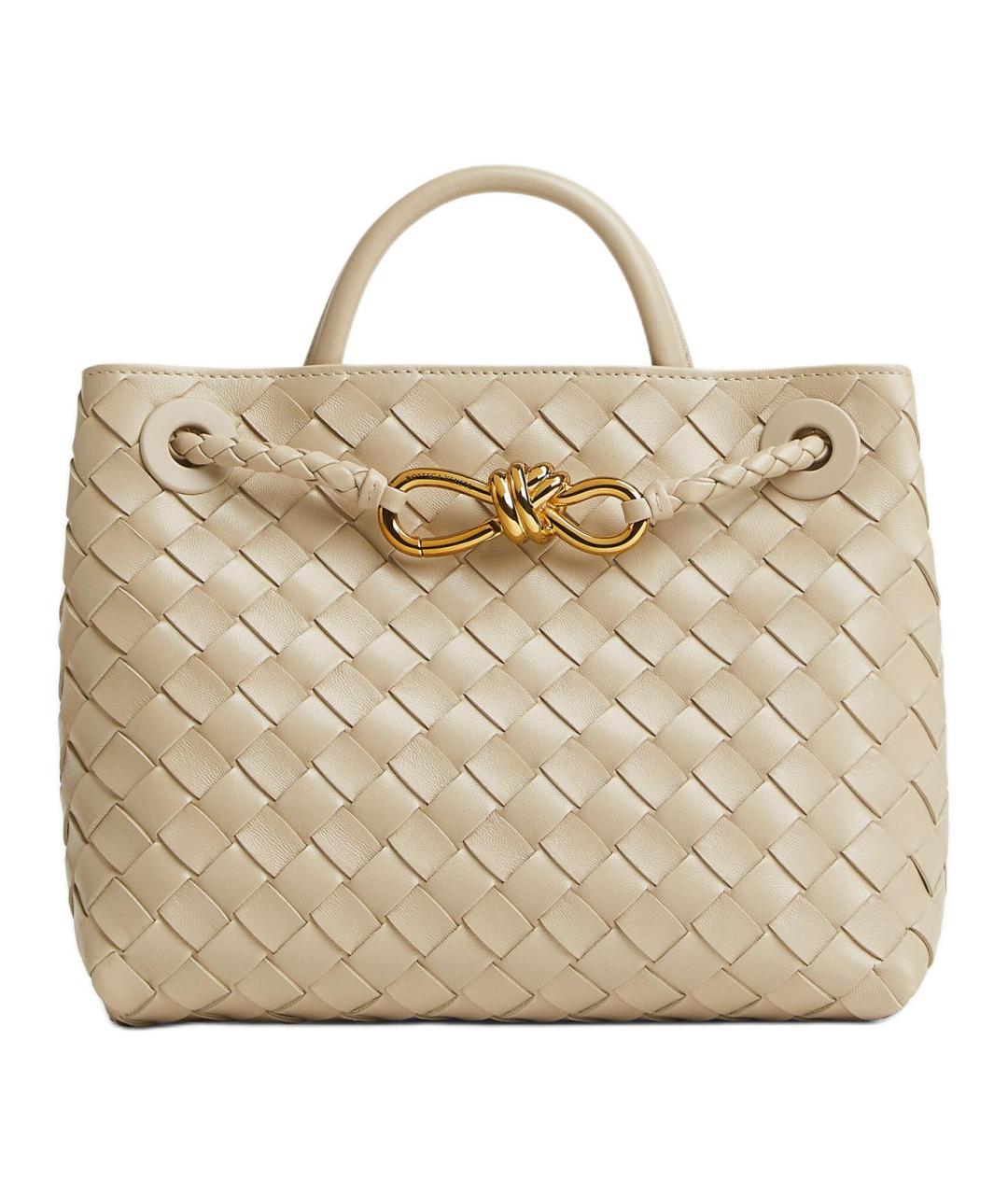 BOTTEGA VENETA Бежевая сумка через плечо, фото 1