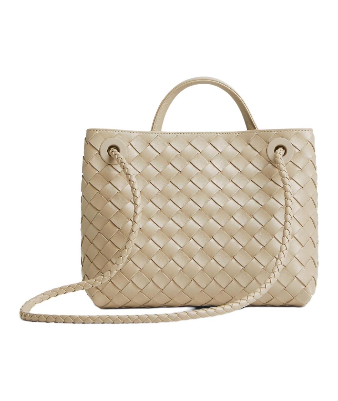 BOTTEGA VENETA Бежевая сумка через плечо, фото 3