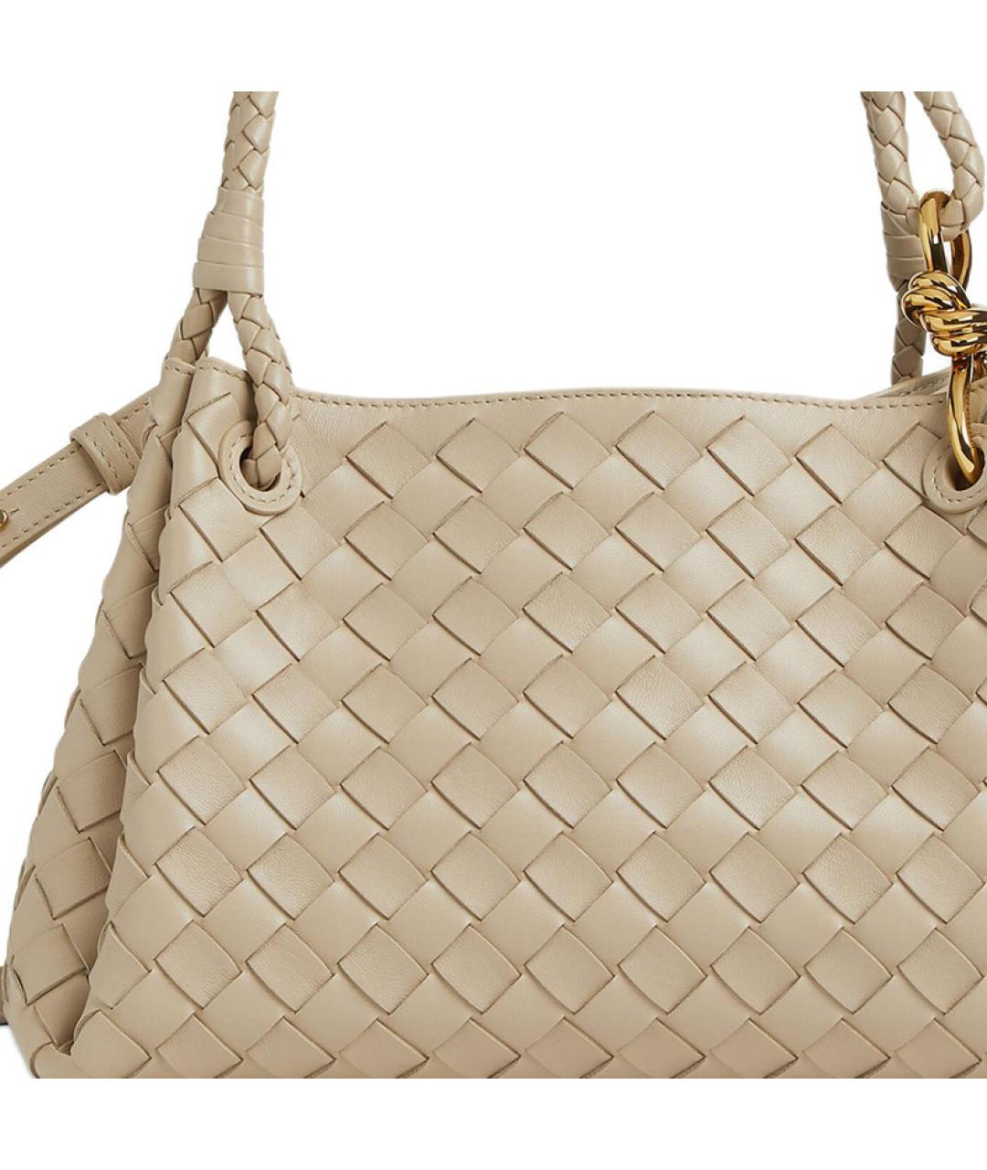 BOTTEGA VENETA Бежевая сумка через плечо, фото 5