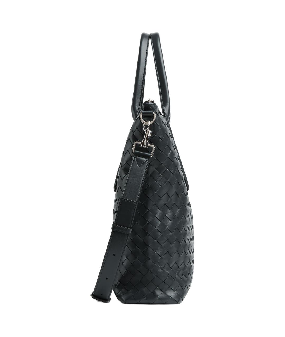 BOTTEGA VENETA Черная сумка тоут, фото 2