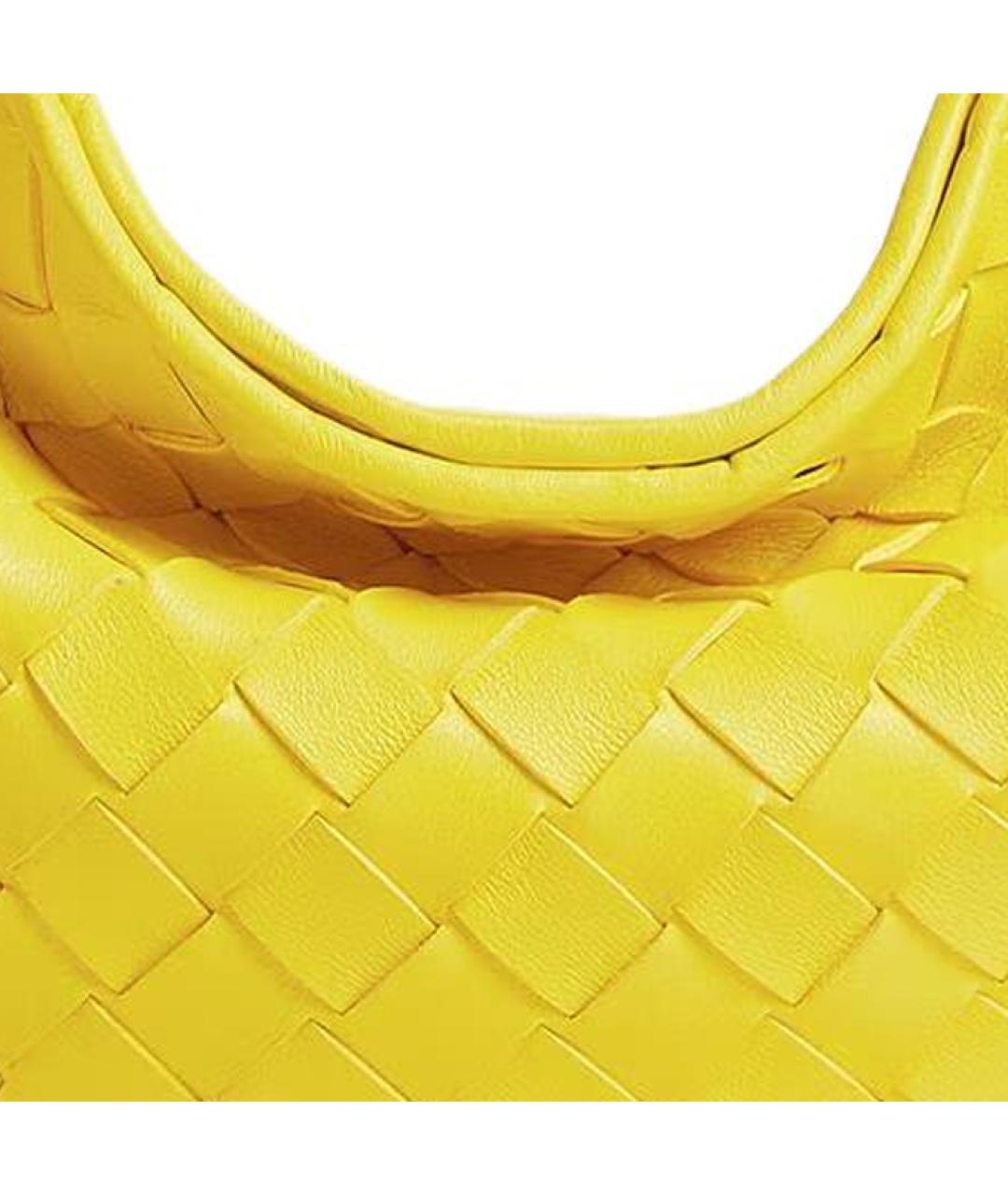 BOTTEGA VENETA Желтая сумка через плечо, фото 5