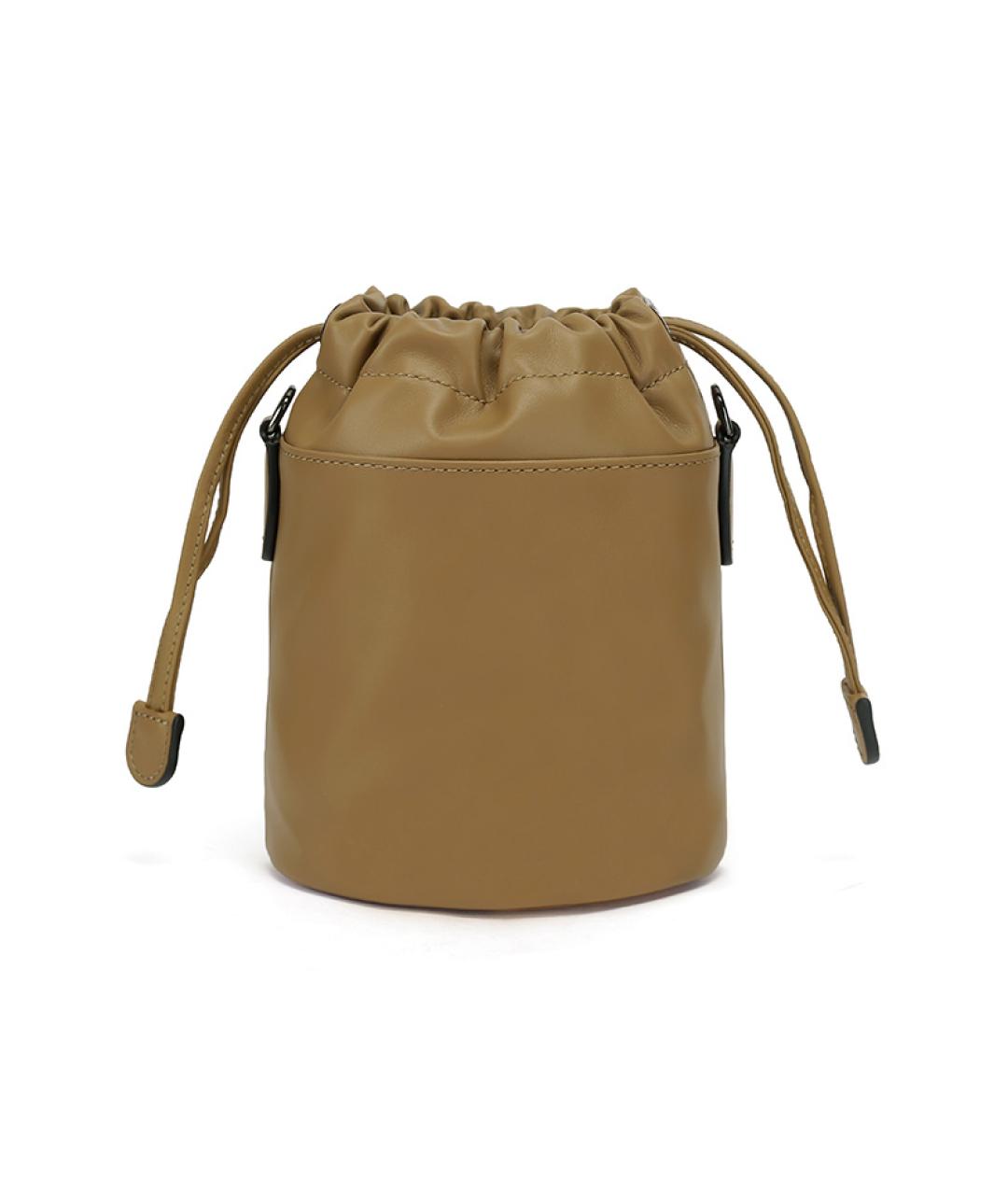 LONGCHAMP Коричневая кожаная сумка через плечо, фото 4