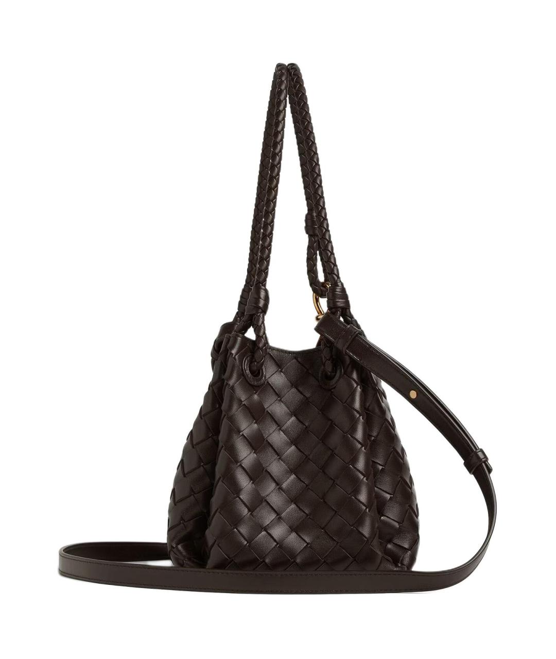 BOTTEGA VENETA Коричневая сумка через плечо, фото 3