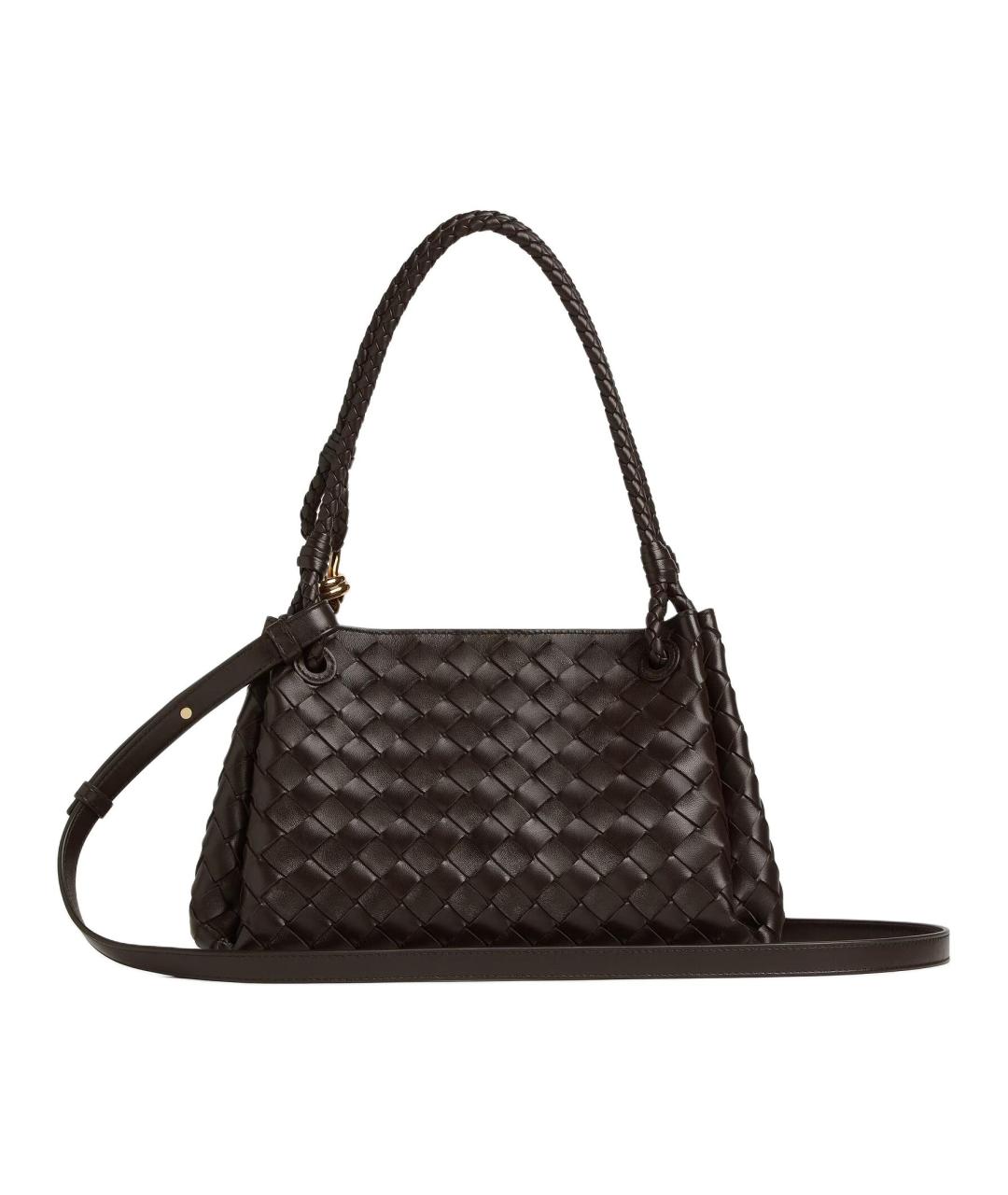 BOTTEGA VENETA Коричневая сумка через плечо, фото 4