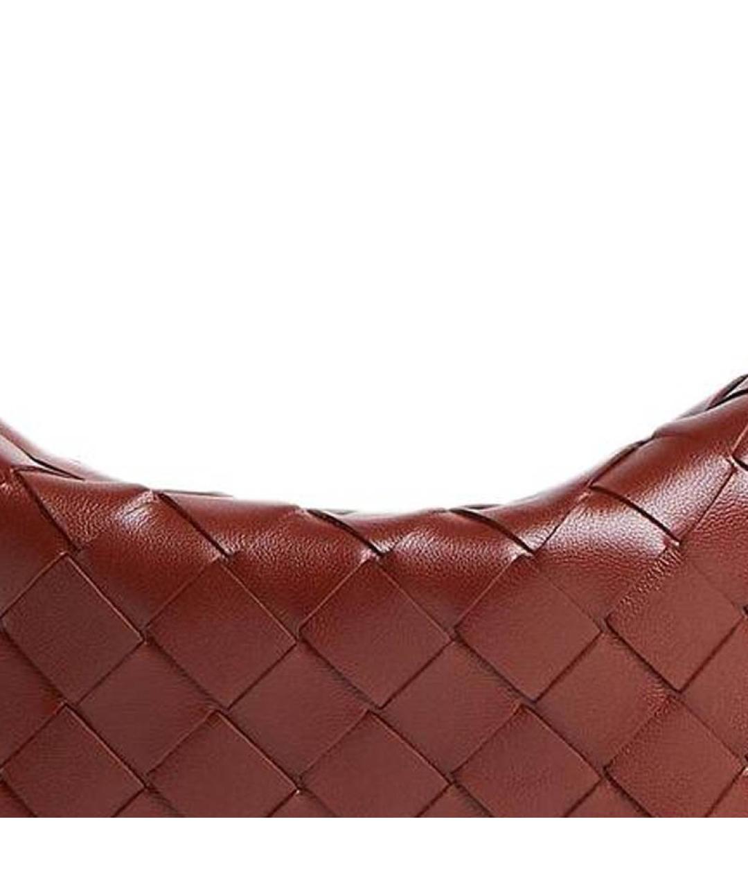 BOTTEGA VENETA Бордовая сумка с короткими ручками, фото 4