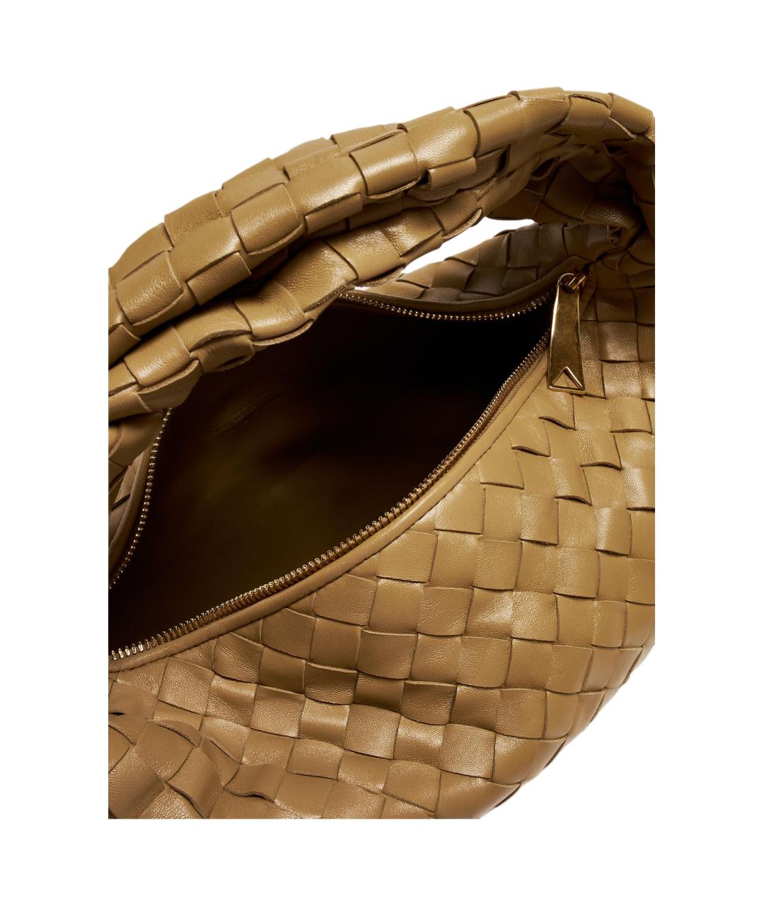 BOTTEGA VENETA Бежевая сумка с короткими ручками, фото 5