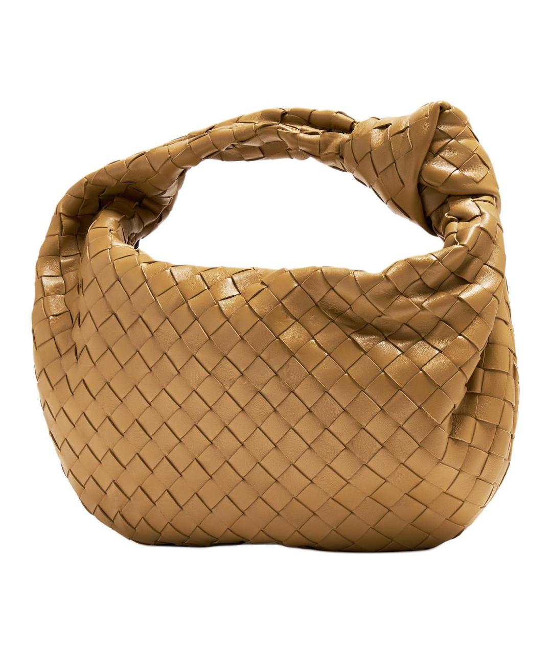 BOTTEGA VENETA Бежевая сумка с короткими ручками, фото 3
