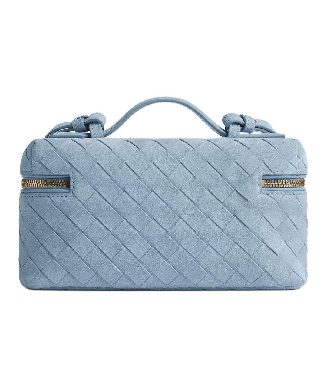 BOTTEGA VENETA Голубая сумка через плечо, фото 2