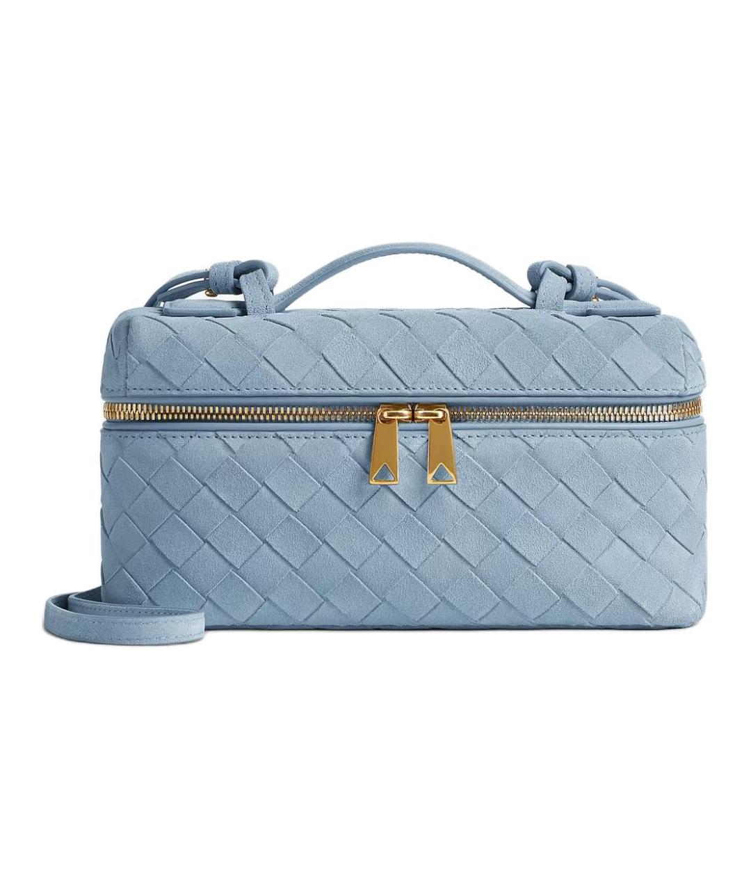 BOTTEGA VENETA Голубая сумка через плечо, фото 1