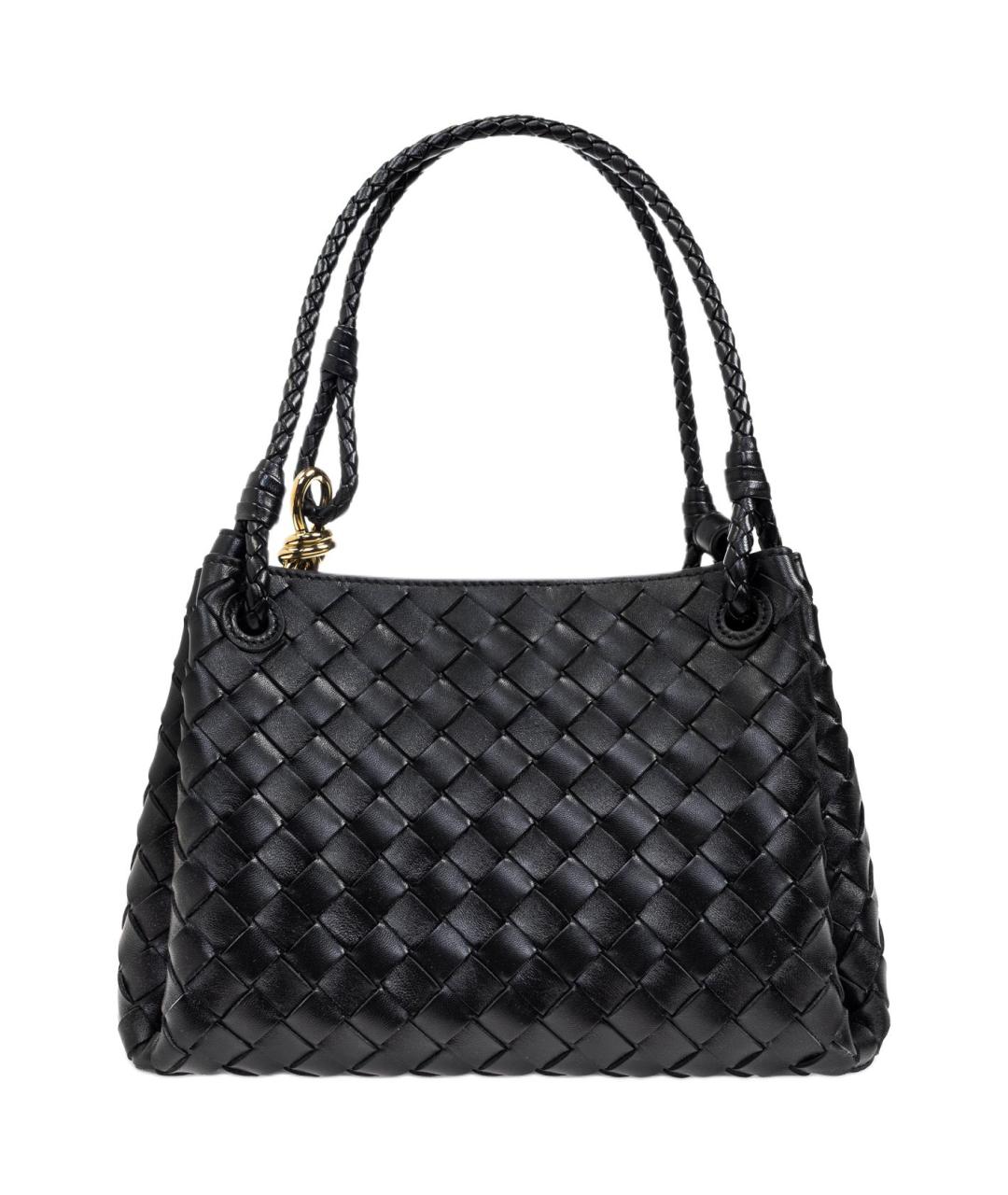 BOTTEGA VENETA Черная сумка через плечо, фото 3
