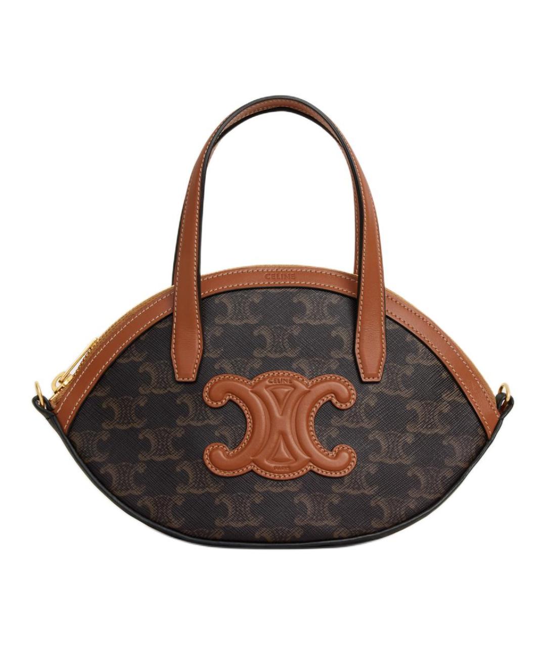 CELINE Коричневая сумка через плечо, фото 1