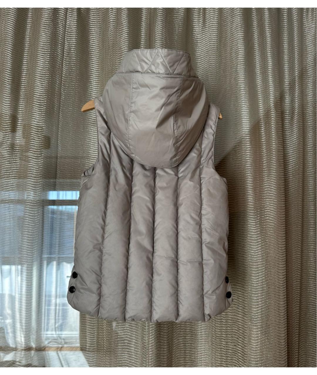 BURBERRY Серый полиэстеровый жакет / жилет, фото 2