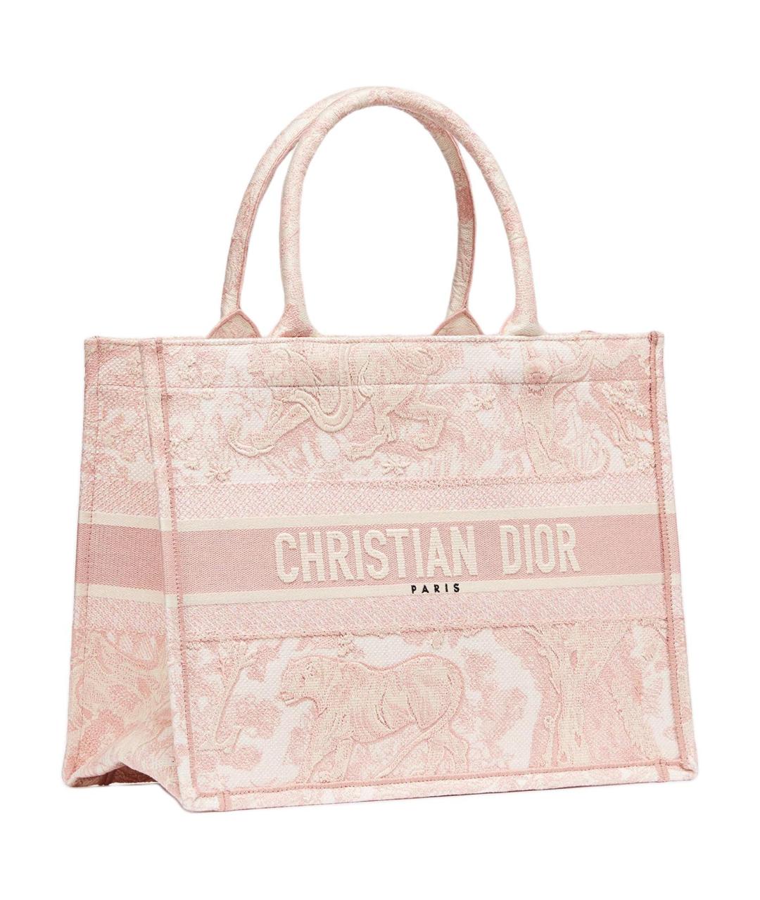 CHRISTIAN DIOR Розовая сумка с короткими ручками, фото 2