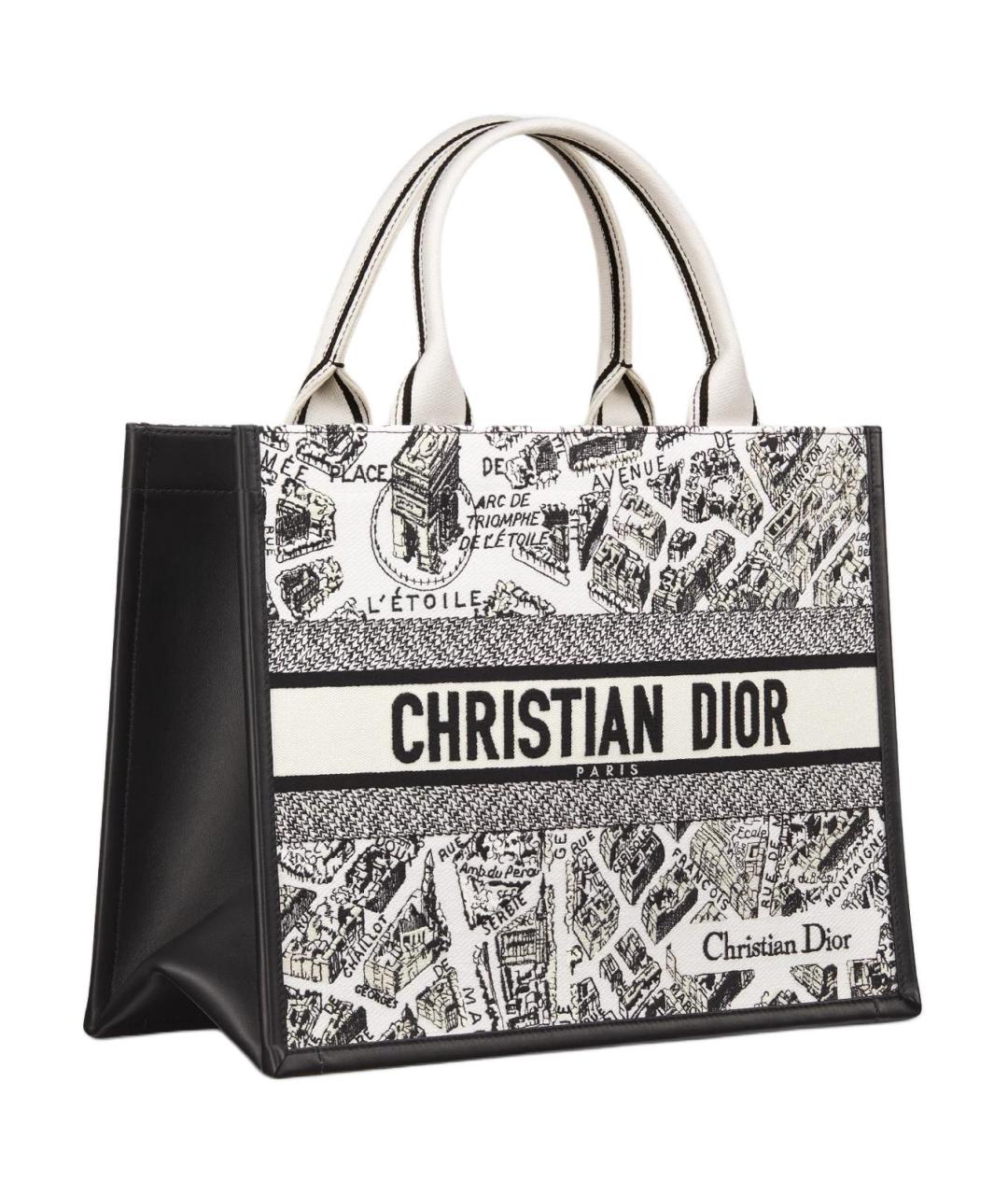 CHRISTIAN DIOR Белая сумка с короткими ручками, фото 3