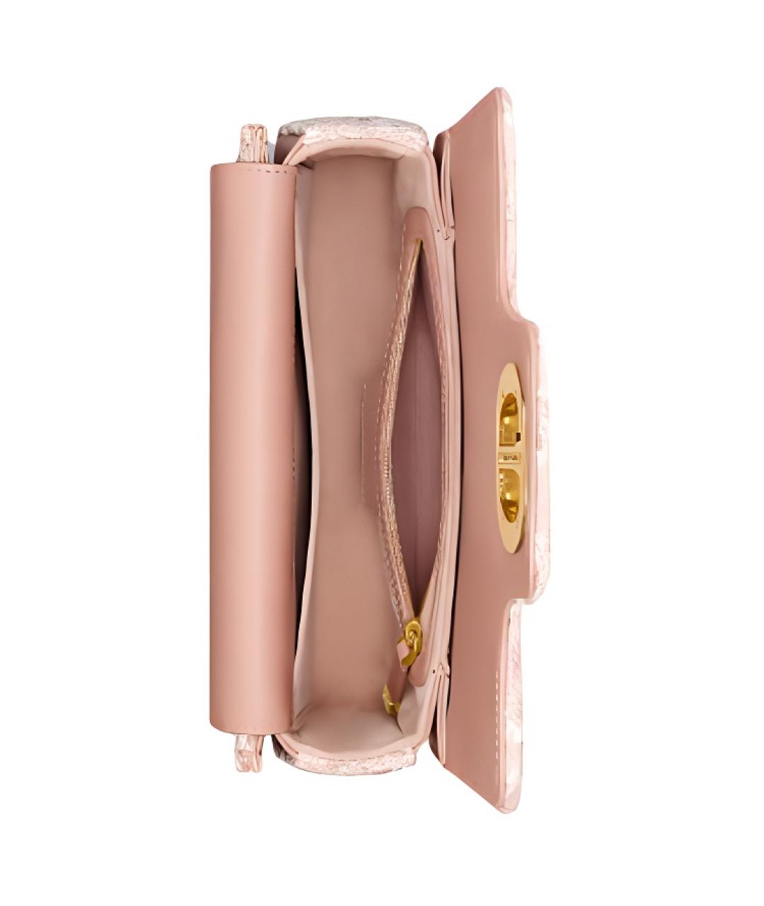 CHRISTIAN DIOR Розовая сумка через плечо, фото 3