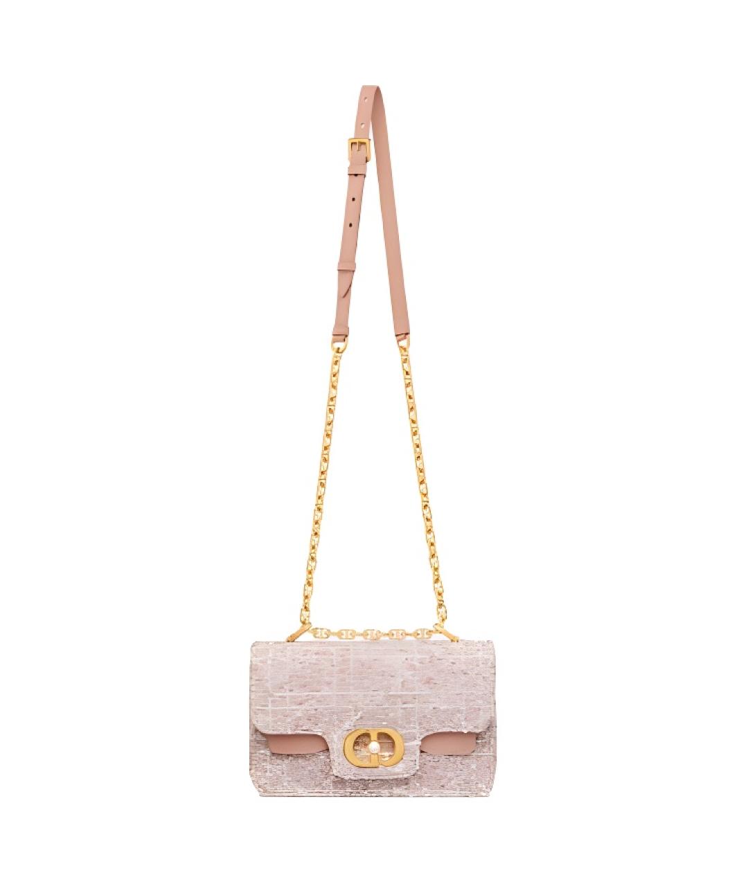 CHRISTIAN DIOR Розовая сумка через плечо, фото 2