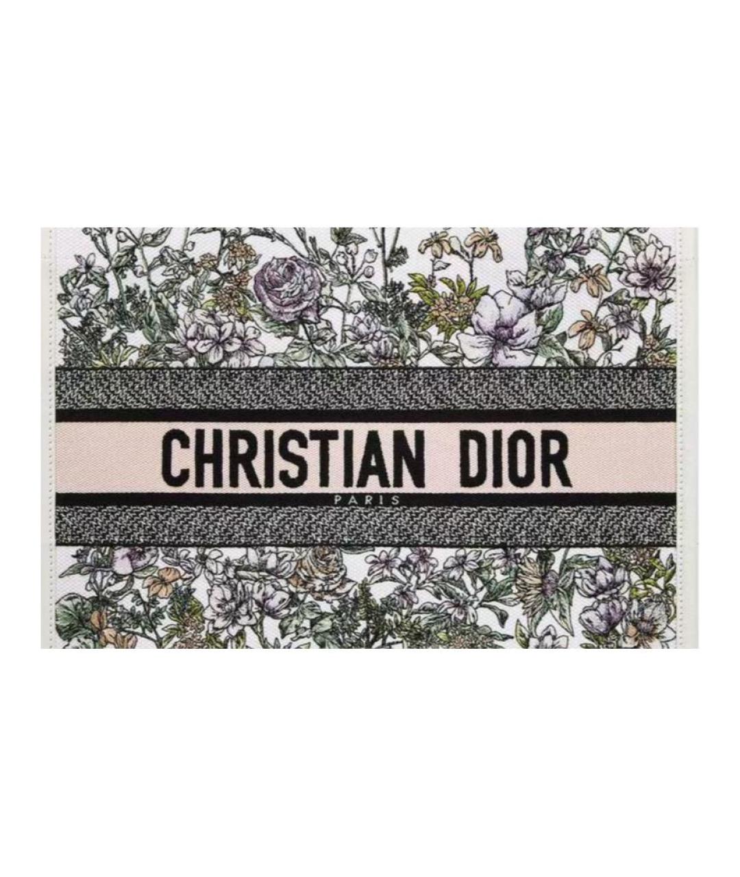 CHRISTIAN DIOR Бежевая сумка с короткими ручками, фото 6