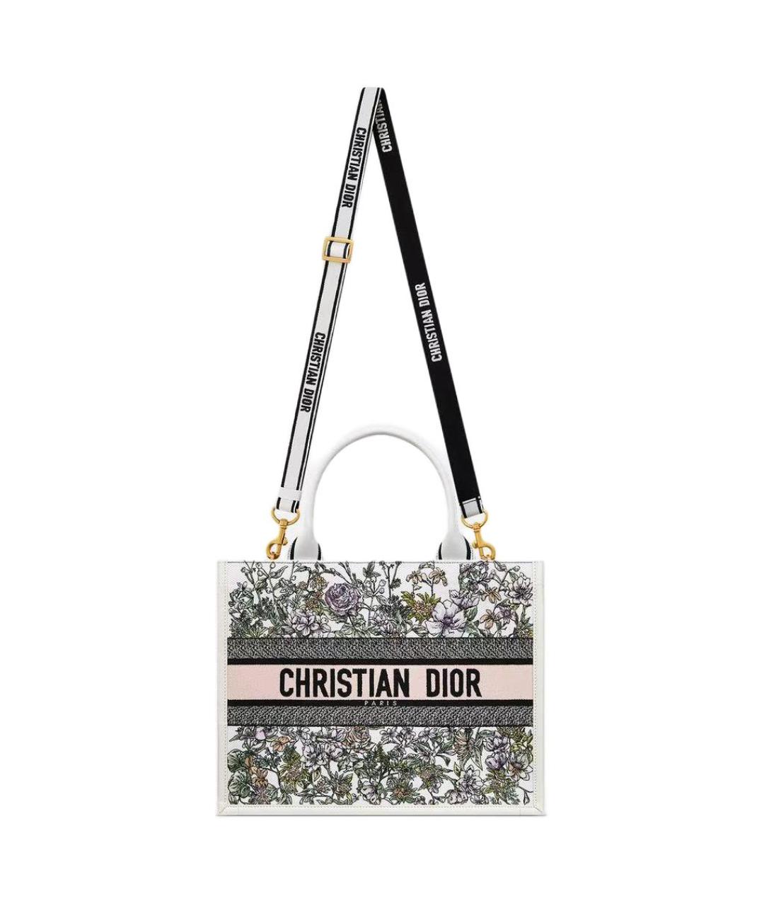 CHRISTIAN DIOR Бежевая сумка с короткими ручками, фото 3
