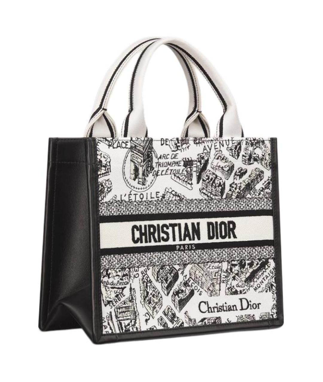 CHRISTIAN DIOR Белая сумка с короткими ручками, фото 3