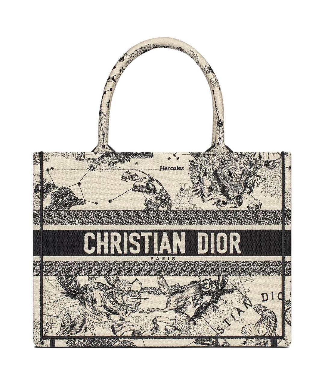CHRISTIAN DIOR Бежевая сумка с короткими ручками, фото 1