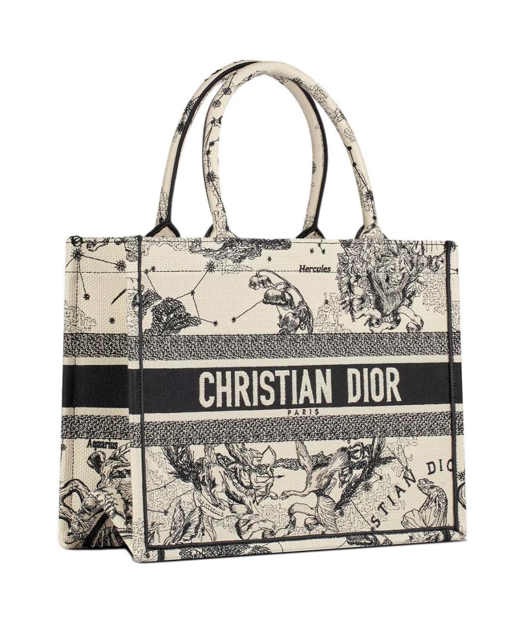 CHRISTIAN DIOR Бежевая сумка с короткими ручками, фото 2