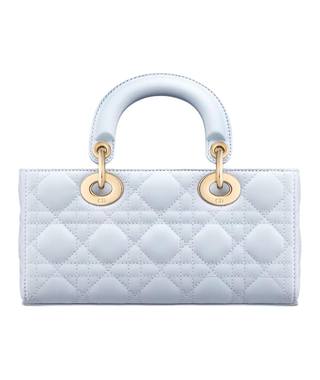 CHRISTIAN DIOR Голубая сумка через плечо, фото 5